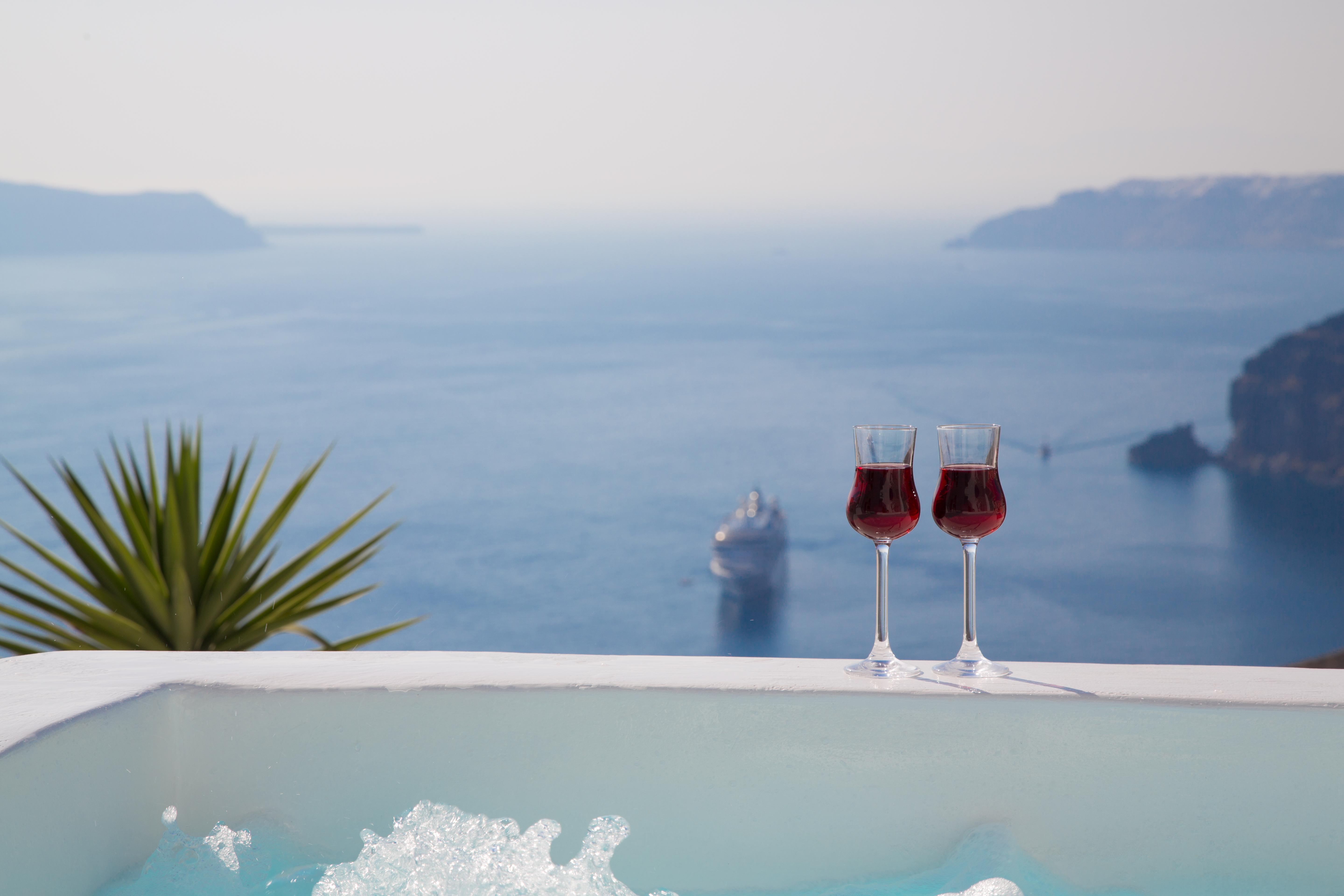 Trieris Villa & Suites Firá Buitenkant foto
