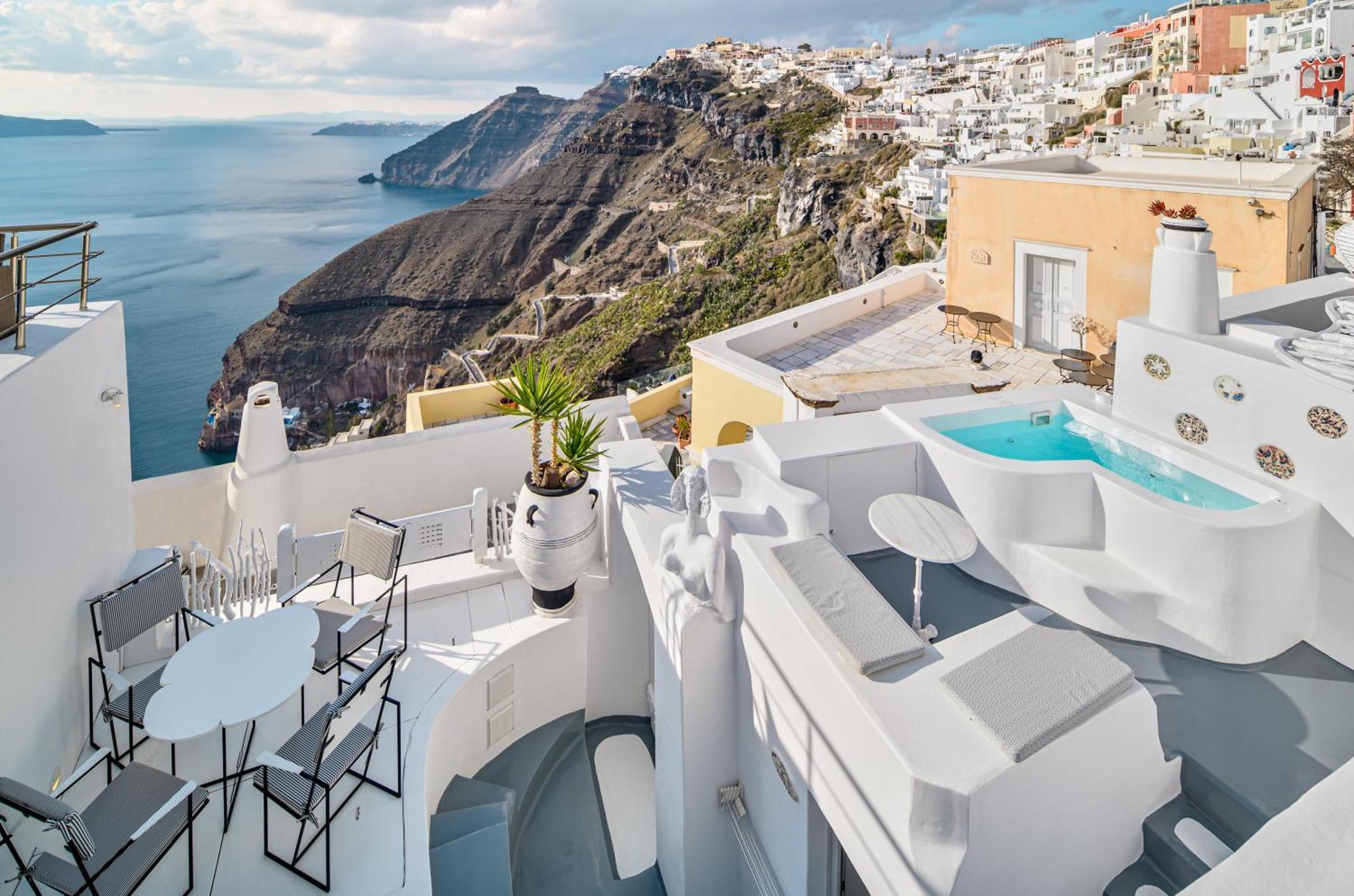 Trieris Villa & Suites Firá Buitenkant foto