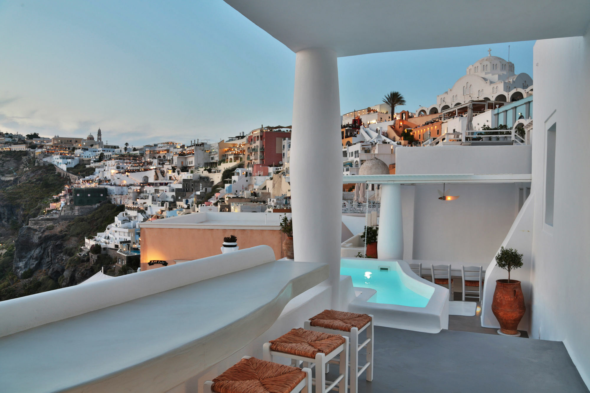 Trieris Villa & Suites Firá Buitenkant foto